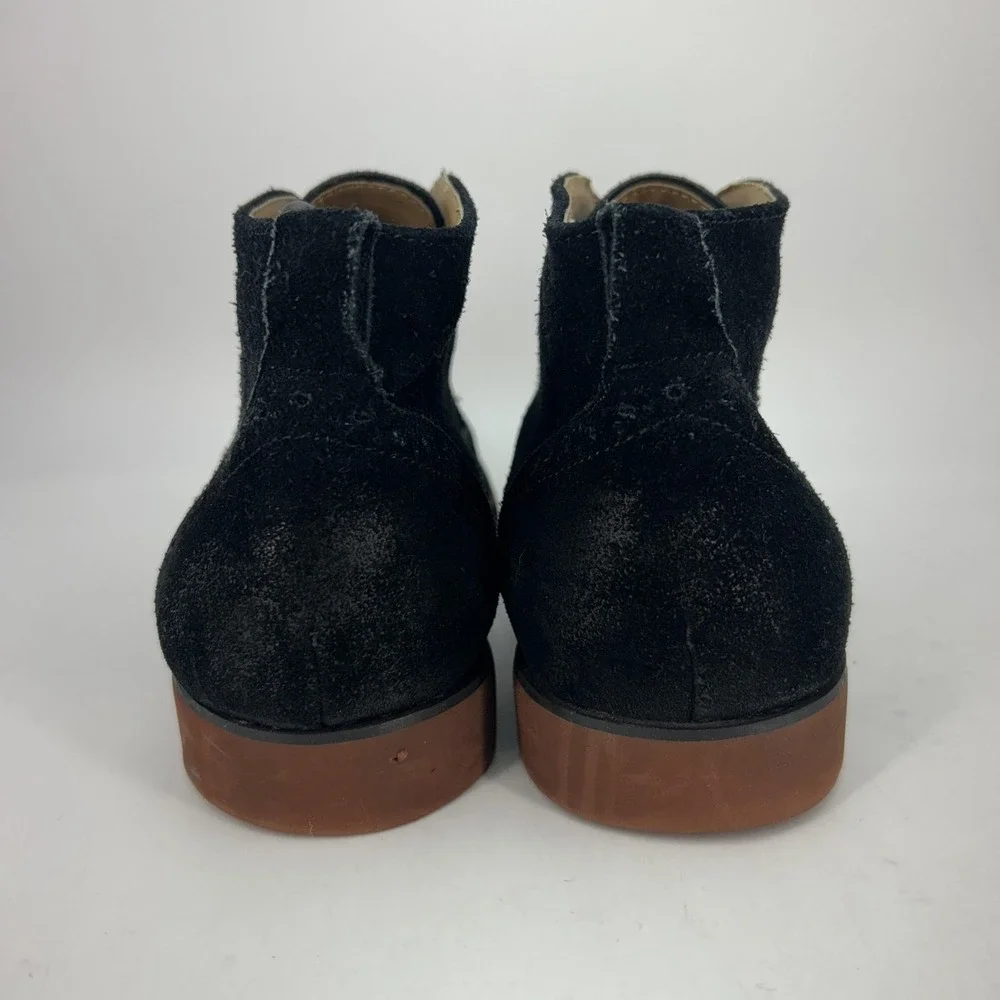Stacy Adams Boots Mens Size 9.5 Taliesin Suede Chukka Wingtip Dress Lace Up